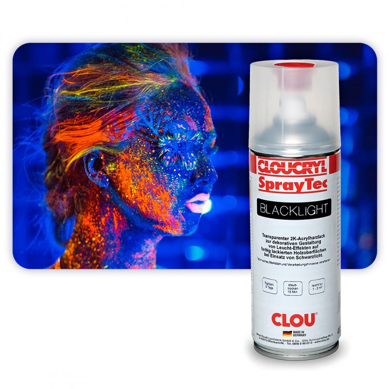 CLOUCRYL BLACKLIGHT Αόρατο Υπεριώδες Σπρέι για Επιφάνεις SprayTec 400mL